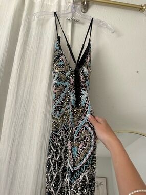 Primavera Couture Long Sheath Dress4326